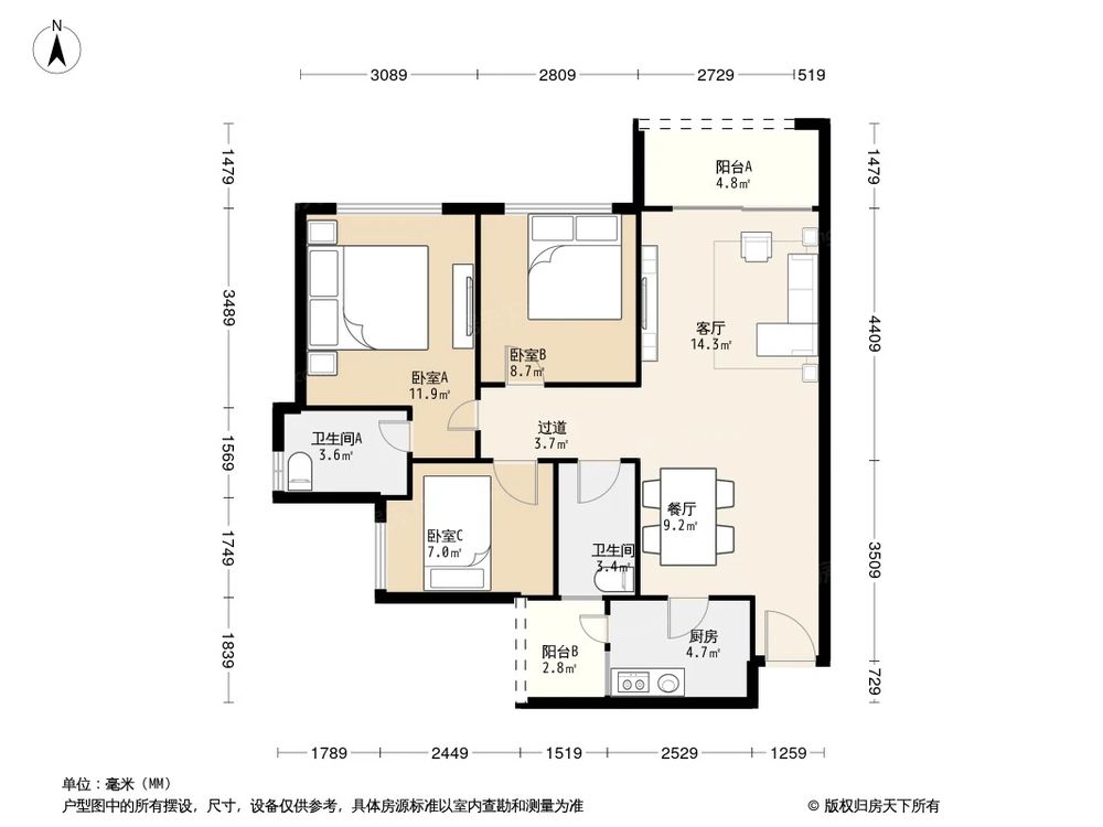 相似户型图