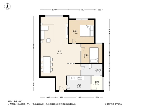 蓉城胜景户型图