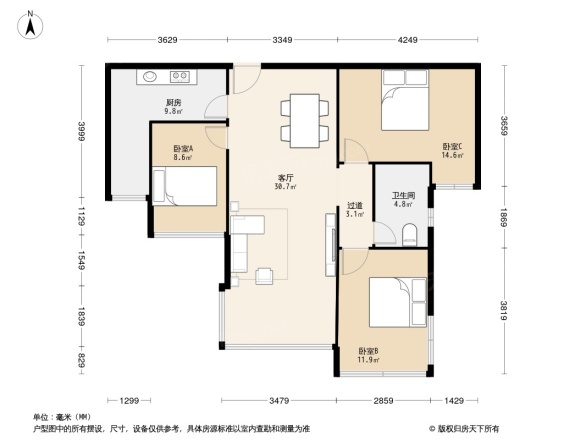 皇冠湖壹号户型图