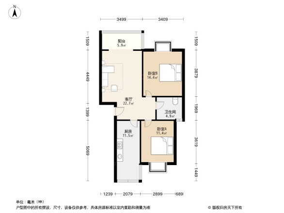 荆竹小区七号院户型图