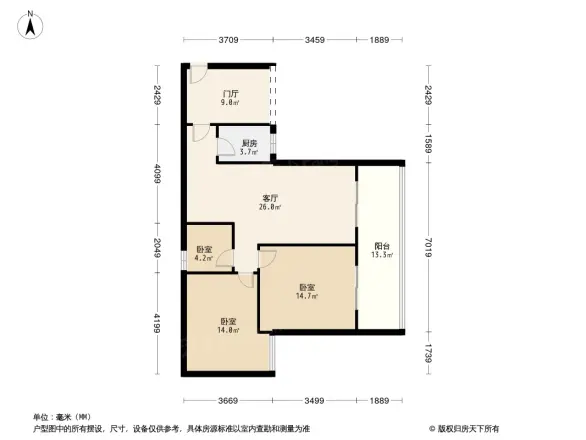 置信逸景苑户型图
