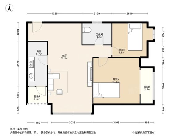 西郡英华二期户型图