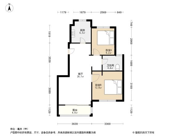 朗沁花园户型图