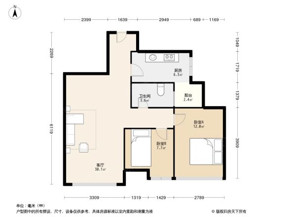 嘉通云玺户型图