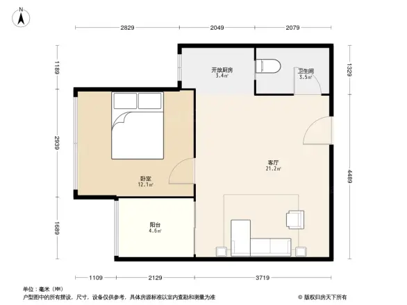 荣盛香榭兰庭户型图