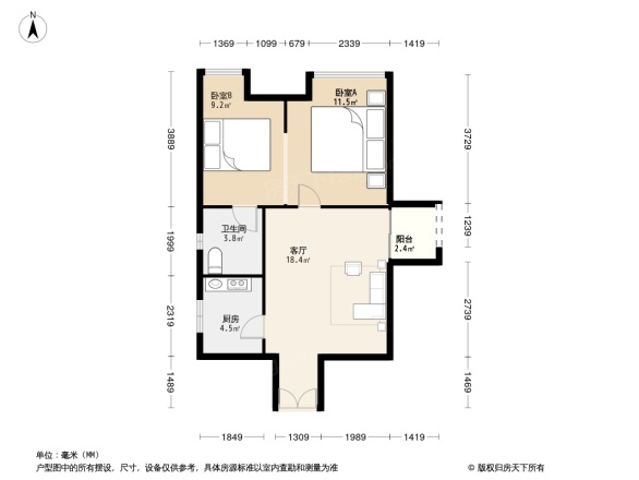 保利梧桐语户型图