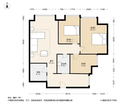 比华利国际城二期户型图