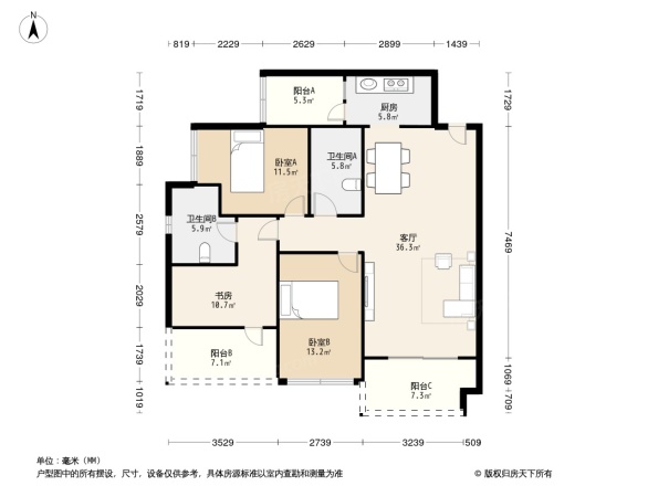 皇冠湖壹号户型图