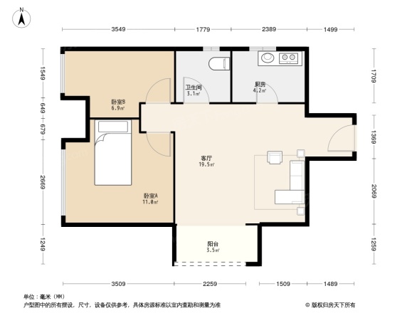 保利梧桐语户型图