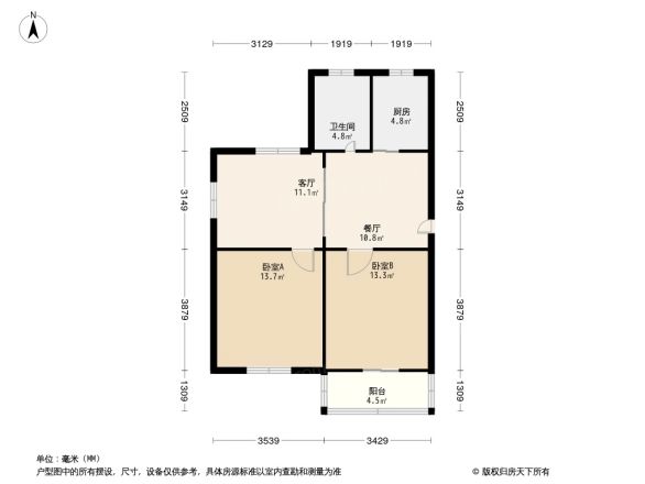 西虹新村户型图