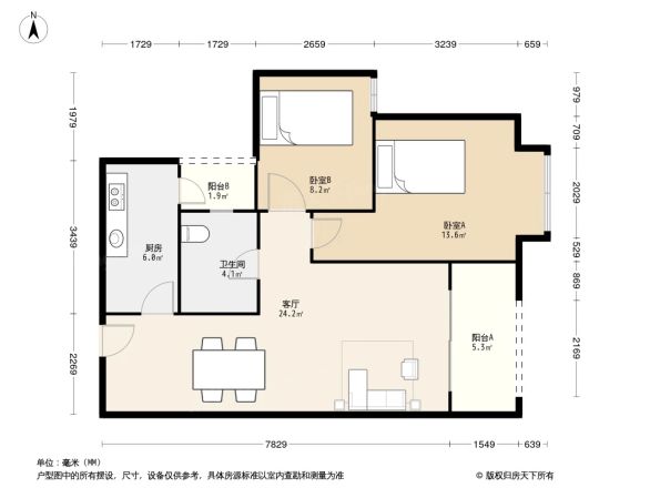西郡英华二期户型图