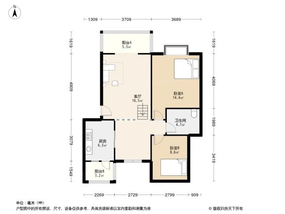 西区花园三期户型图