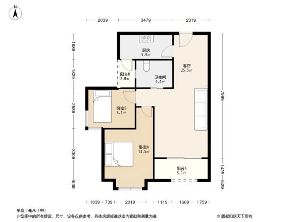 西郡英华二期户型图