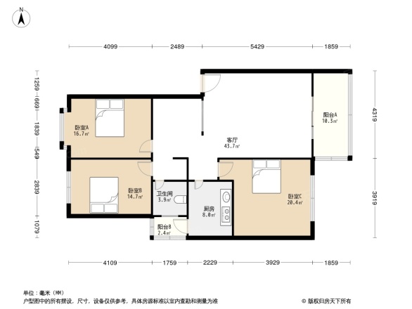 顺江小区户型图