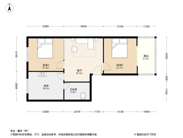 八二宿舍一区户型图