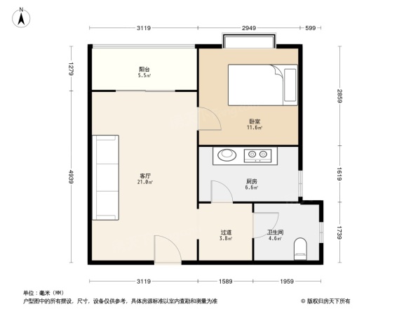 荆竹小区七号院户型图