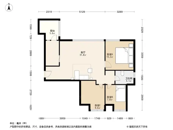 中粮香颂丽都户型图