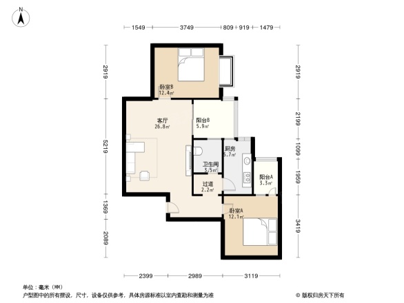博雅新城A区户型图