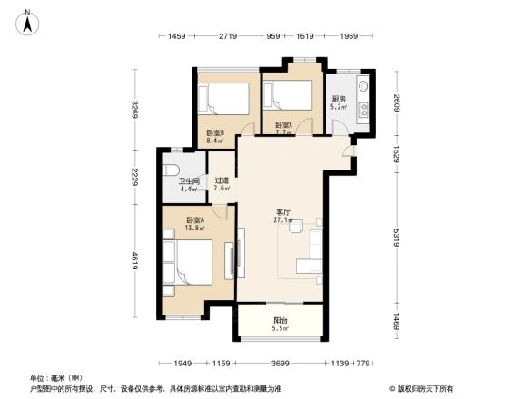 水语金成花园户型图