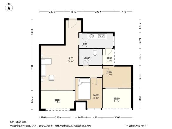 嘉通云玺户型图