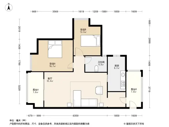 天悦府户型图