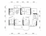 建面134㎡户型