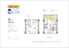 3号LOFT1室1厅1厨1卫建面46.00㎡