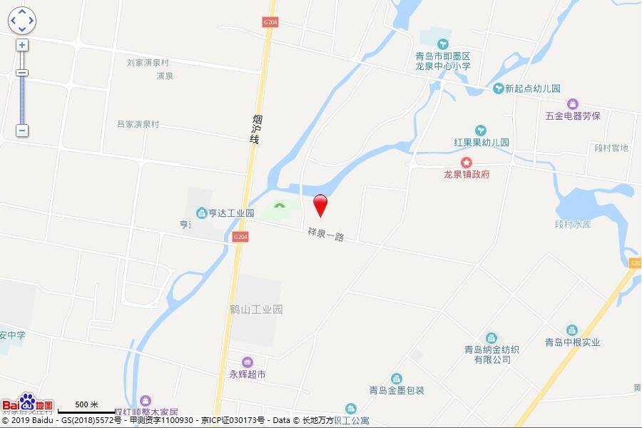 即墨青特城交通图