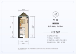 三亚·恒大美丽之冠建面33.00㎡