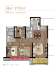 星河国际103㎡户型