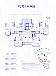 贵阳恒大南明御府3室2厅1厨2卫建面97.96㎡