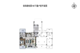 信阳碧桂园2室5厅1厨2卫建面180.00㎡