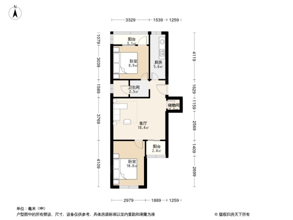 龙泽苑西区户型图
