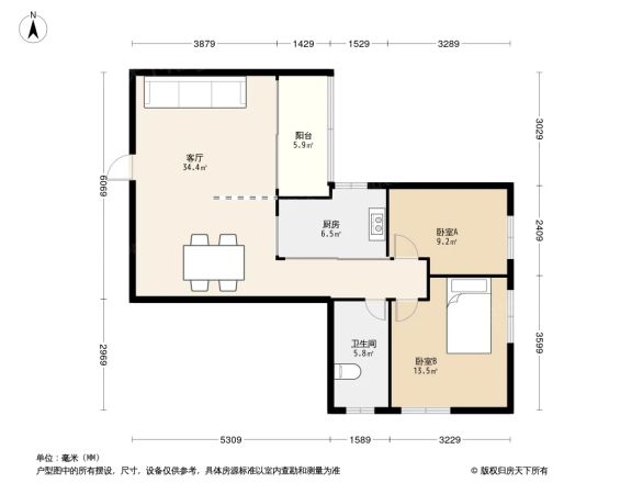 鸿辉阁户型图