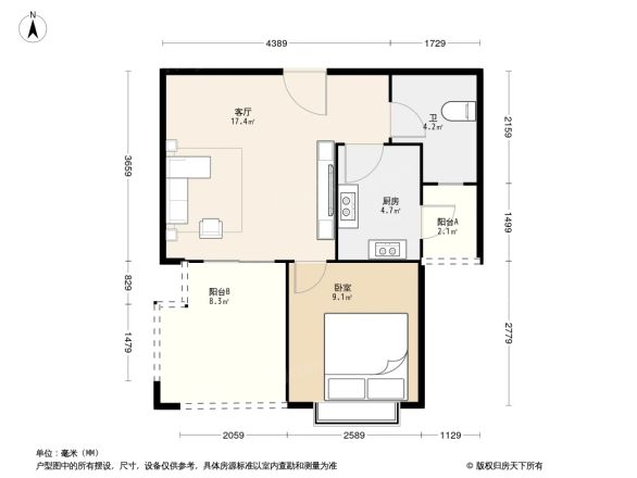 汇景花园户型图