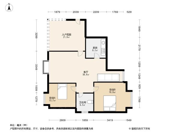 比华利国际城一期户型图