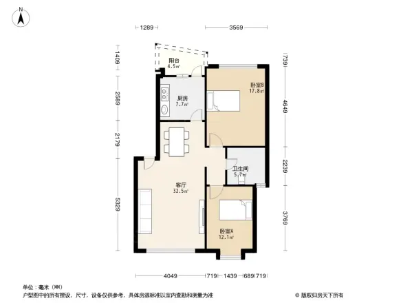 森宇音乐花园户型图