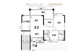 名城·御景世嘉3室2厅1厨2卫建面118.84㎡