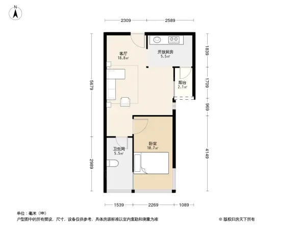 和贵时代巢户型图