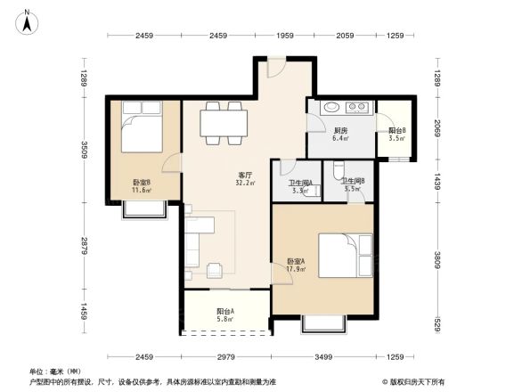 比华利国际城一期户型图