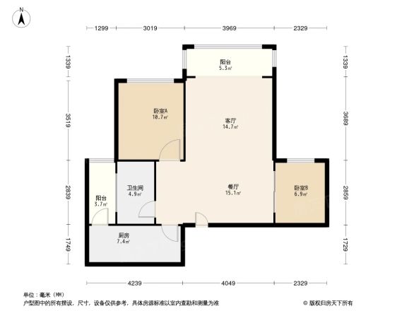 首创国际城一期户型图