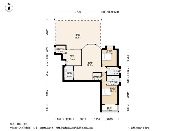 比华利国际城一期户型图