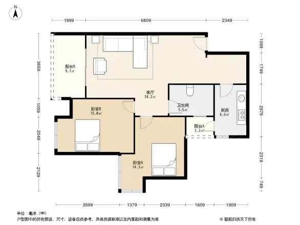 铂金时代户型图