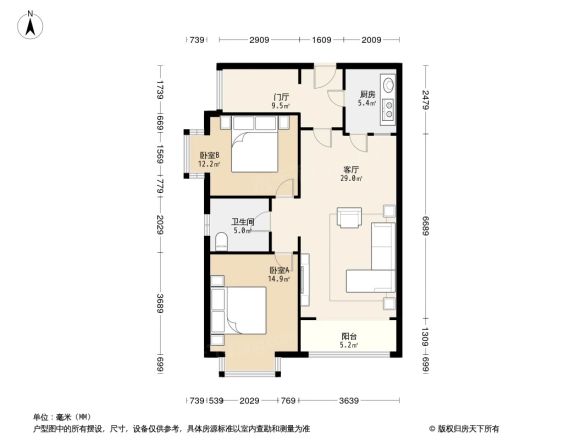 奥克斯广场户型图