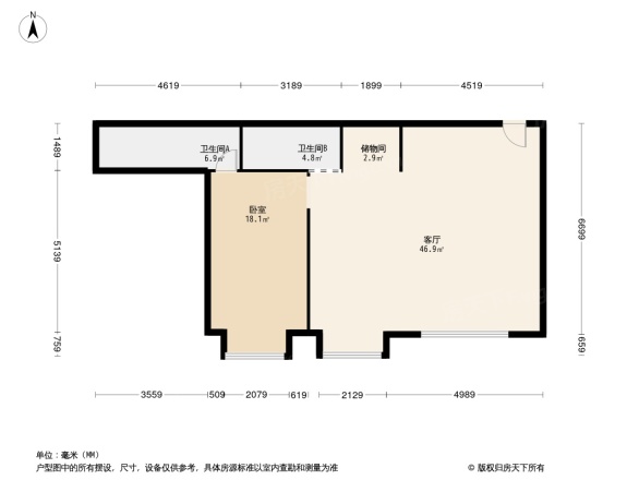 蓝筹名座户型图