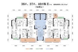 滨水·翡丽城3期3室2厅1厨2卫建面126.01㎡