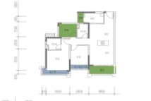 藏珑华府12栋建面99平04/05户型