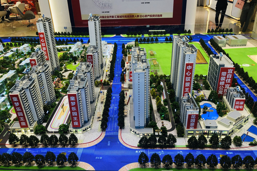 沙盘图拖动图片可以查看其它楼栋信息