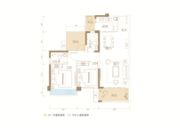 威华水悦华府2室2厅1厨2卫建面93.00㎡