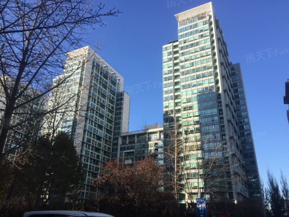 华贸国际公寓商住楼实景图